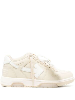Off-White Out of Office leather sneakers - Beige