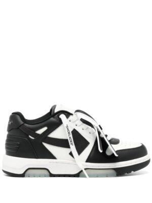 Off-White Out of Office leather sneakers - Zwart