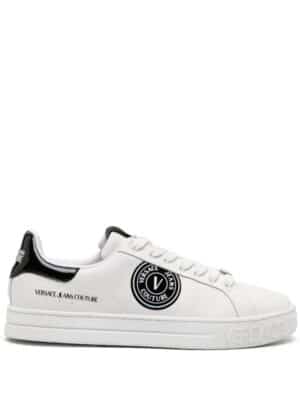 Versace Jeans Couture Sneakers met logopatch - Wit