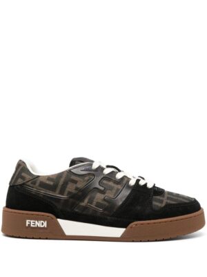 FENDI Zucca sneakers met vlakken - Zwart