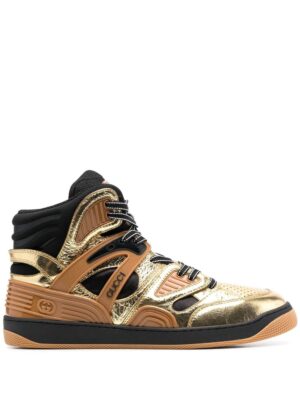 Gucci Basket high-top sneakers - Goud