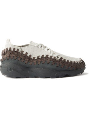 Nike - Air Footscape Woven Webbing and Suede Sneakers - Men - Gray - US 8.5