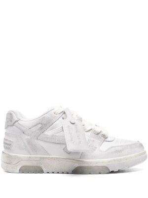 Off-White Out Of Office leren sneakers - 101 WHITE WHITE