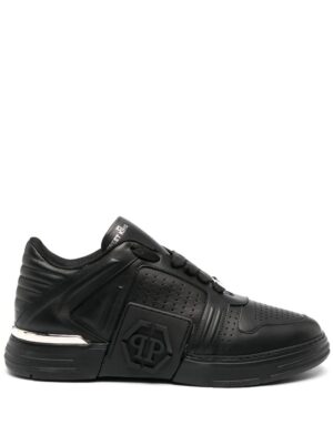 Philipp Plein Leren sneakers - Zwart