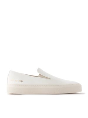 Common Projects - Leather Slip-On Sneakers - Men - White - EU 45