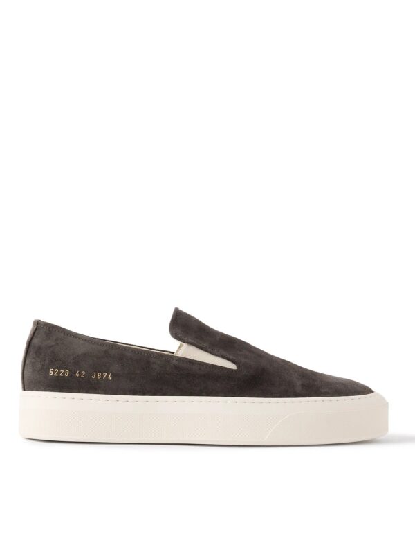 Common Projects - Suede Slip-On Sneakers - Men - Gray - EU 41