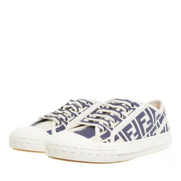 Fendi Sneakers - Low Top Motif Sneakers in beige