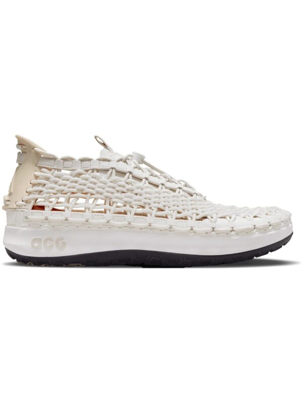 Nike - ACG Watercat Woven Leather and Rubber-Trimmed Woven Sneakers - Men - White - US 10