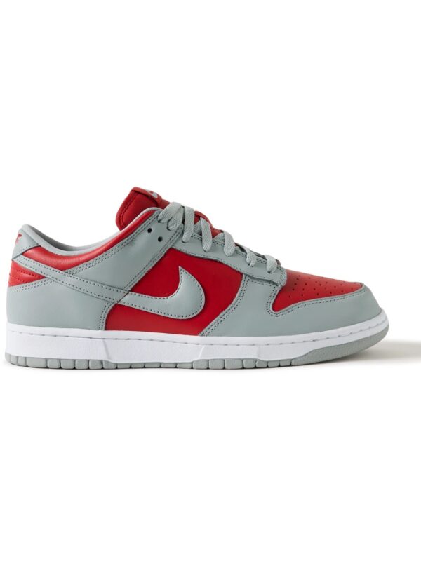 Nike - Dunk Low QS Leather Sneakers - Men - Gray - US 8.5